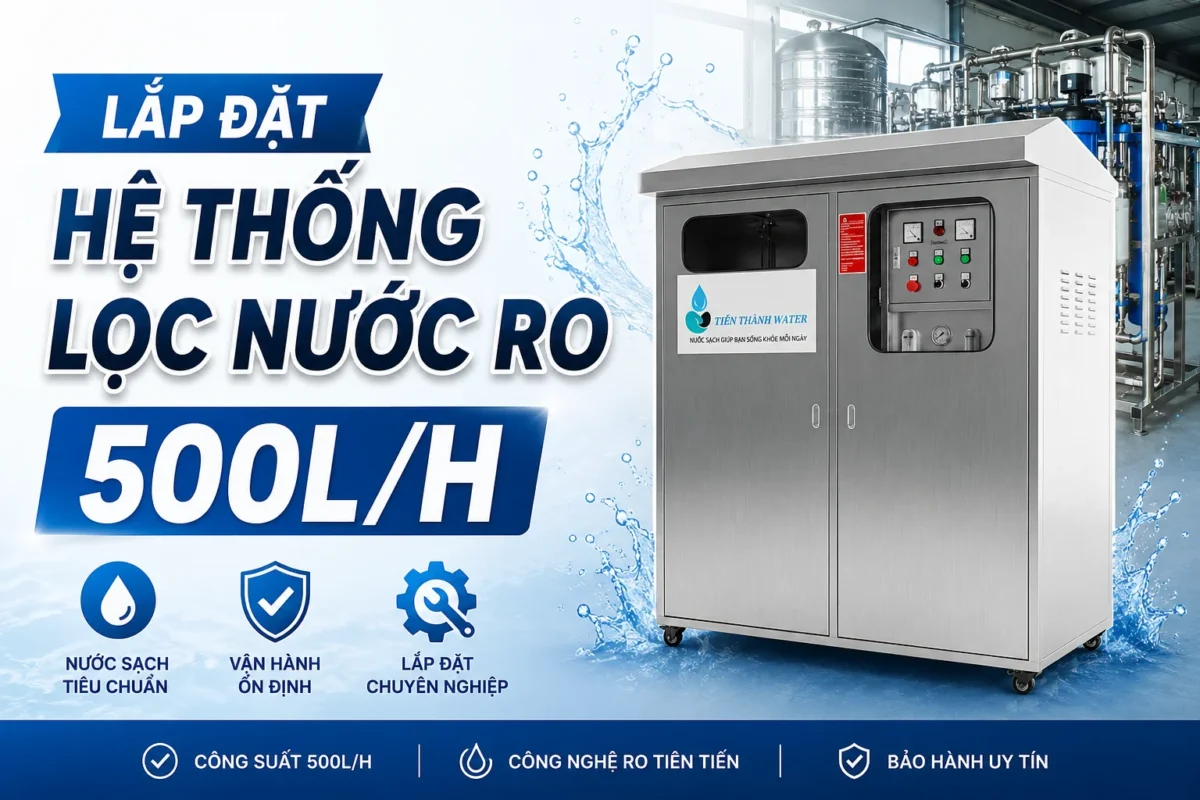 Bàn giao hệ thống lọc nước công nghiệp RO 500L/H