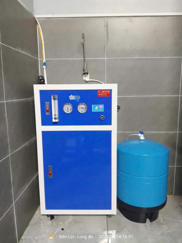 Lắp đặt máy lọc nước Titako bán công nghiệp 120L/H tại Long An