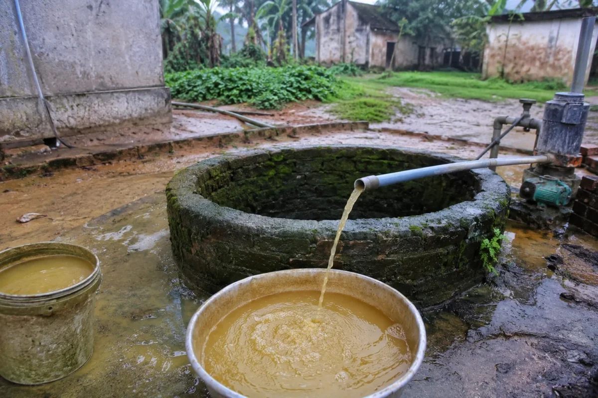 Nguyên nhân nước giếng bị đục