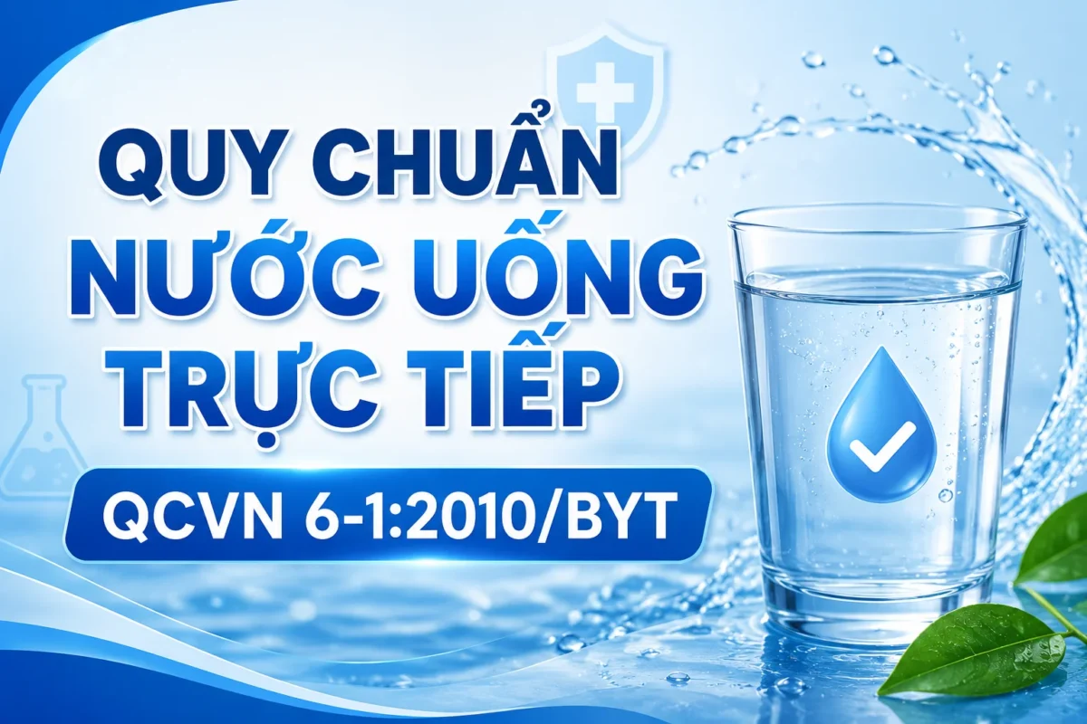 Quy chuẩn kỹ thuật quốc gia QCVN 6-1:2010/BYT đối với nước khoáng thiên nhiên và nước uống đóng chai