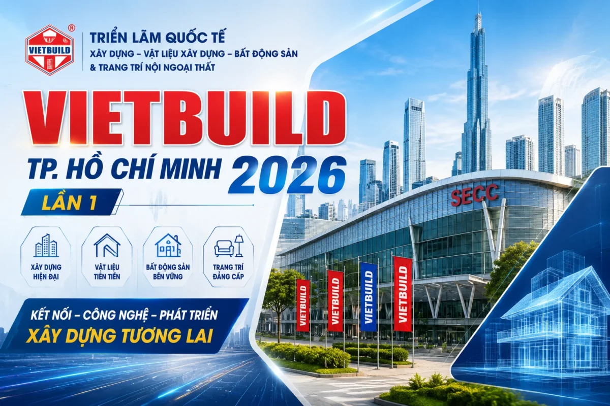 Tiến Thành Water tham gia triển lãm VIETBUILD TP. Hồ Chí Minh 2026 – Lần 1