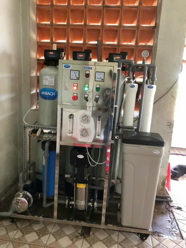 Bàn giao hệ thống lọc nước RO 500L/H cho anh Hải Hốc Môn