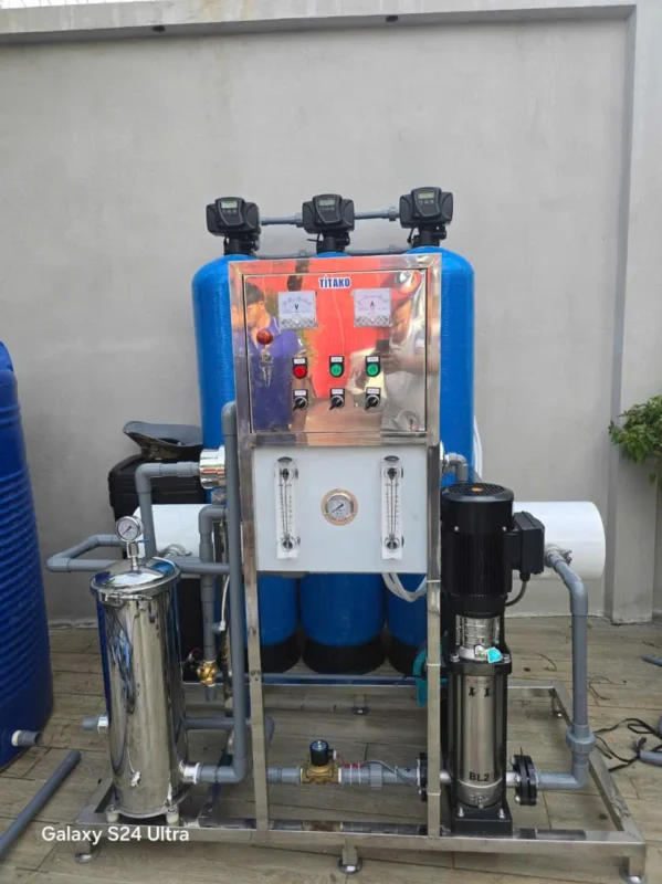 Bàn giao hệ thống lọc nước RO 1000L/H tại Long An nhà chị Trinh