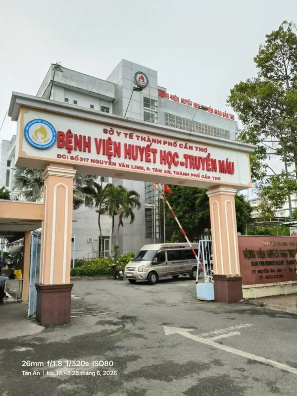 Bệnh viện huyết học truyền máu Cần Thơ