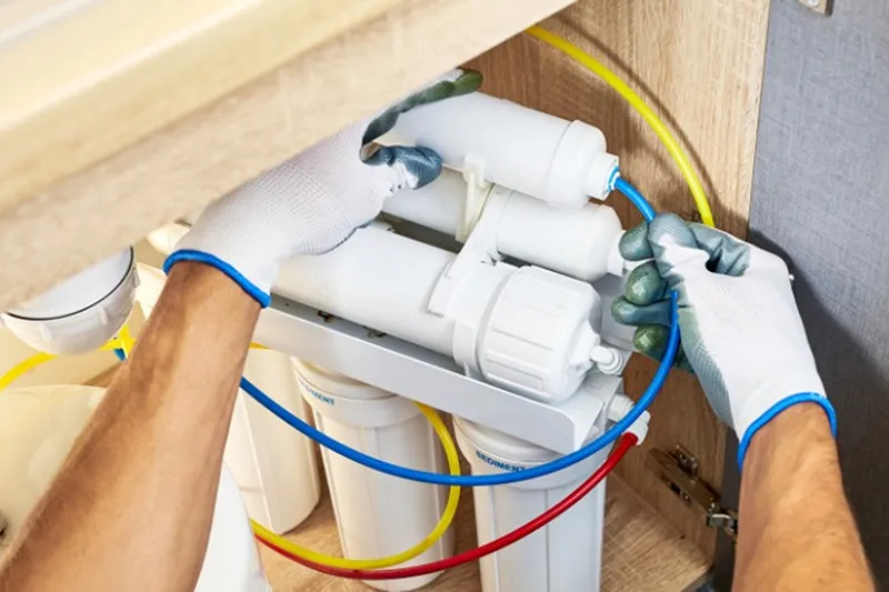 Dây dân máy lọc nước bị tắt