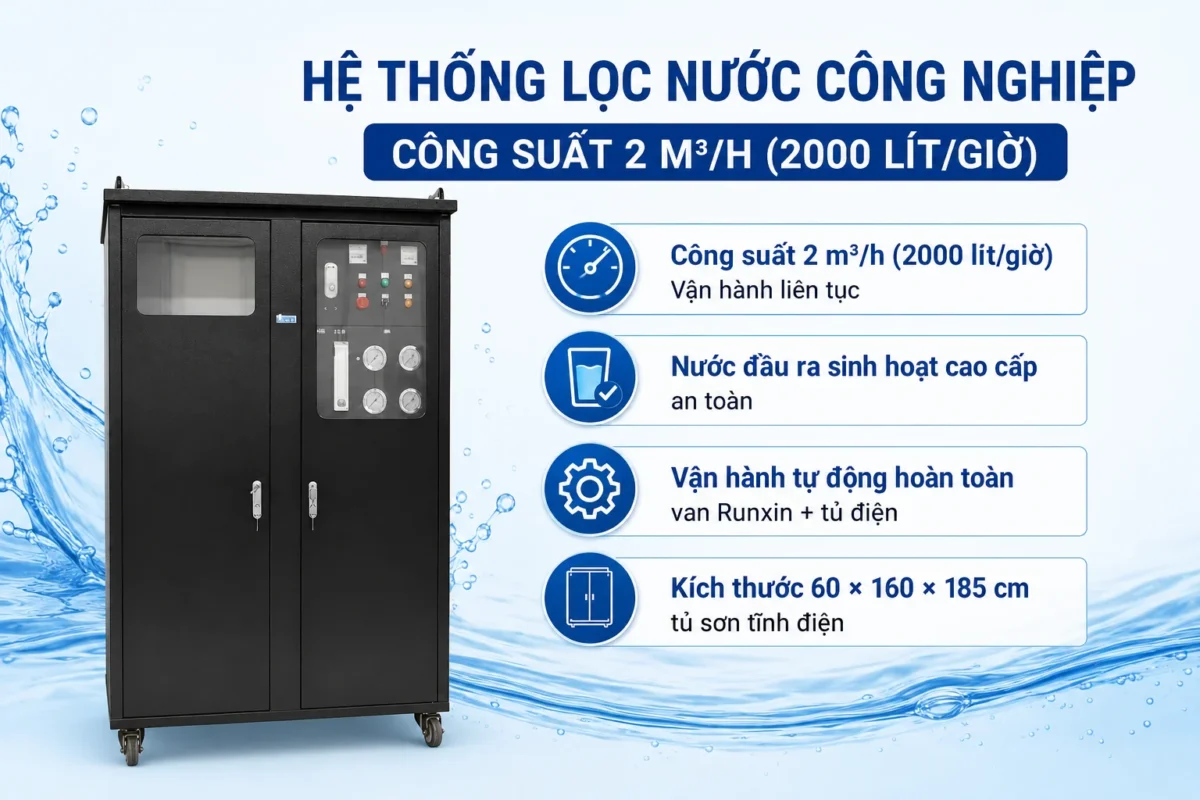 Hệ thống lọc tổng TT UF 2000 PRO