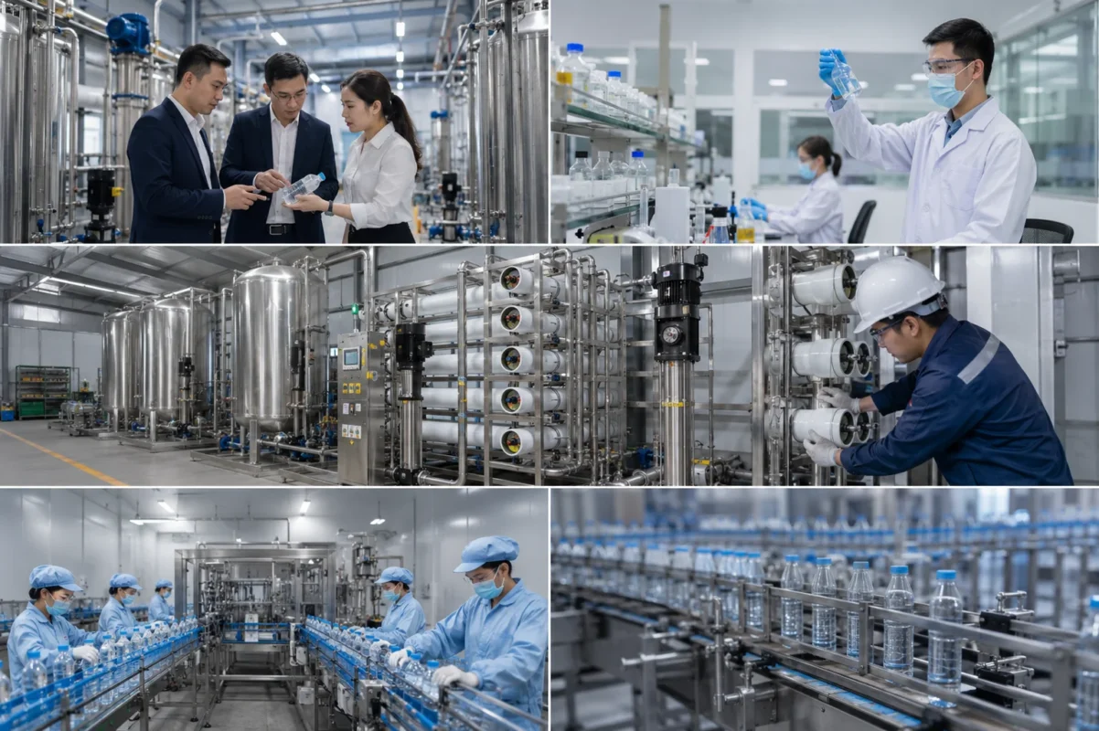 Kinh nghiệm lựa chọn dây chuyền sản xuất nước đóng chai