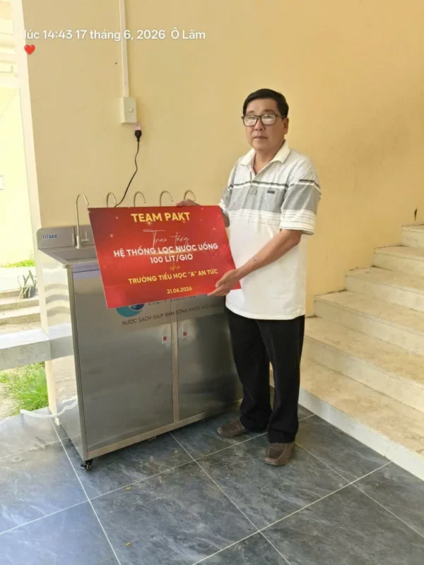 Lắp đặt hệ thống lọc nước học đường tại An Giang