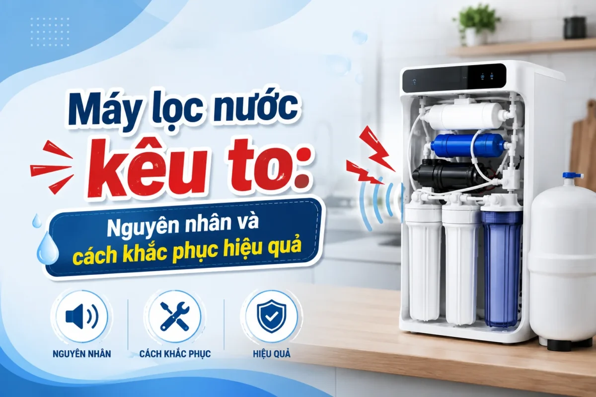 Máy lọc nước kêu to: Nguyên nhân và cách khắc phục hiệu quả