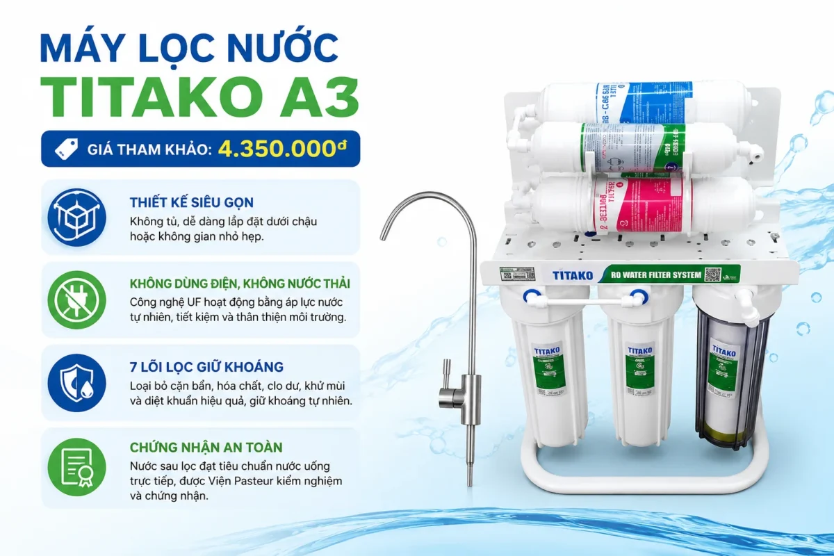 Máy lọc nước UF Titako A3