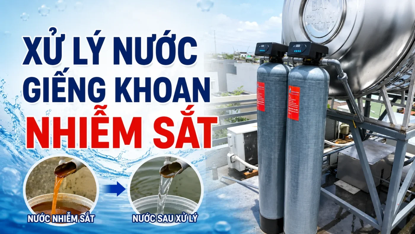 5+ Cách xử lý nước giếng khoan nhiễm sắt hiệu quả nhất
