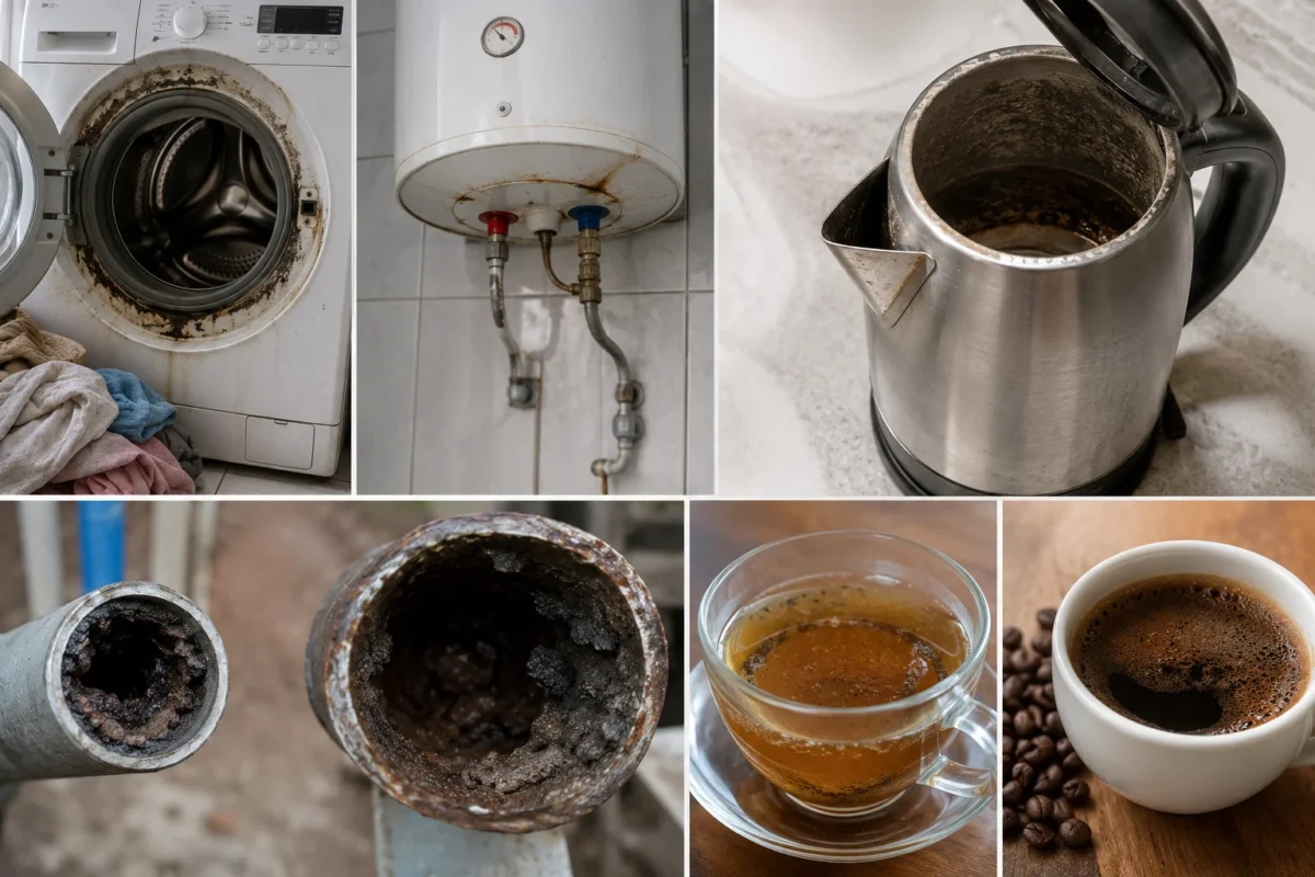 Tác hại của nước nhiễm mangan đối với nước sinh hoạt