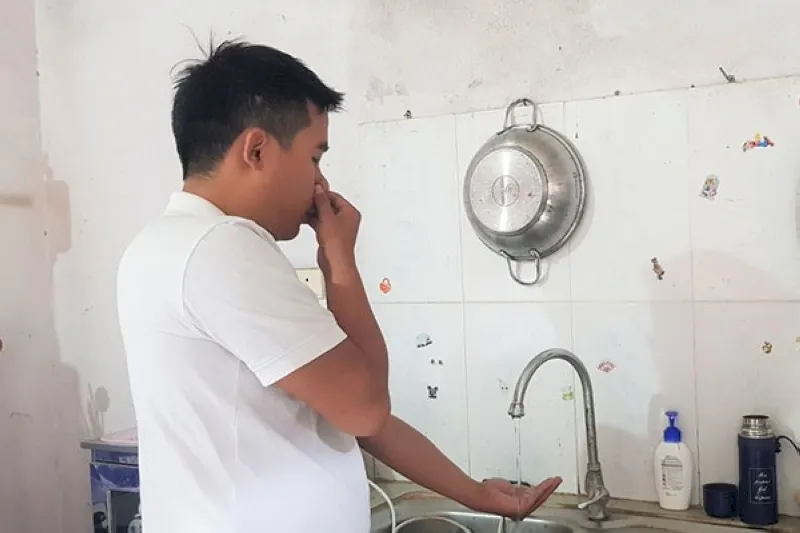 Nước có mùi mốc