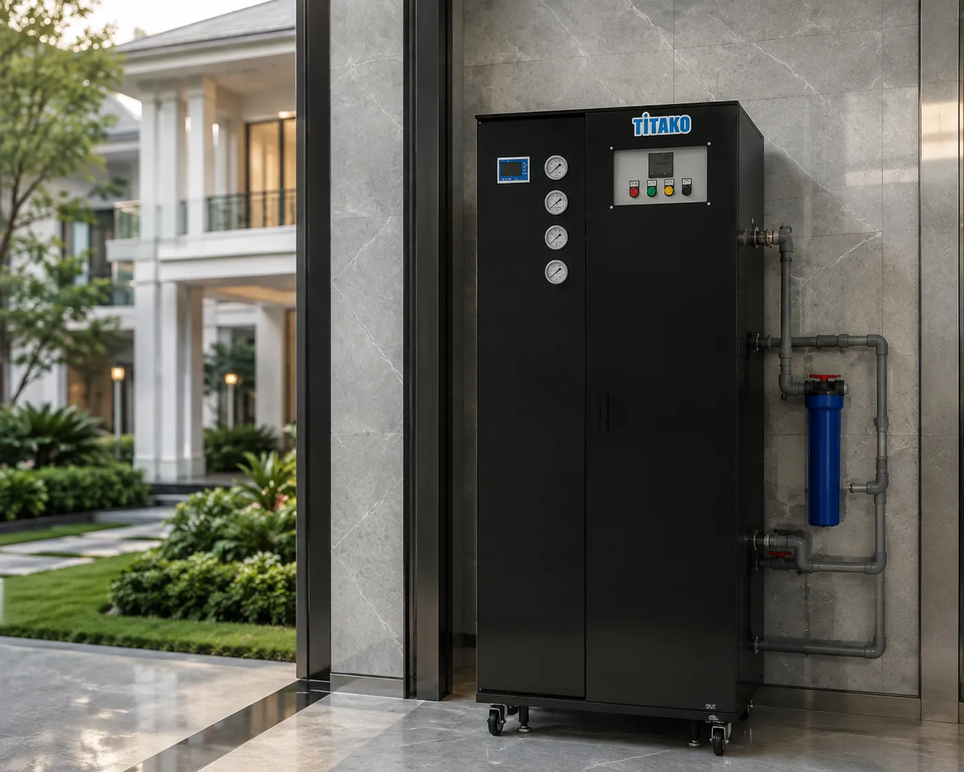 Cấu hình hệ thống lọc tổng biệt thự