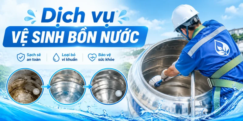 Dịch vụ vệ sinh bồn nước