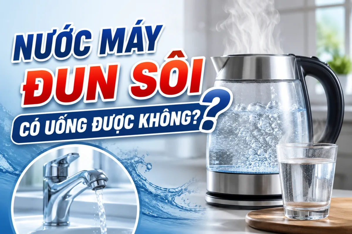 Nước máy đun sôi có uống được không? Chia sẻ từ Tiến Thành Water