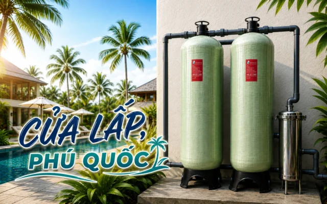 Lắp đặt hệ thống lọc nước sinh hoạt tại Cửa Lấp, Phú Quốc