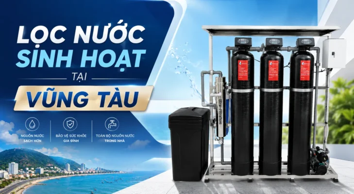 Tiến Thành Water hoàn thiện lắp đặt hệ thống lọc nước sinh hoạt Titako CM03A + UF cho khách hàng tại Vũng Tàu