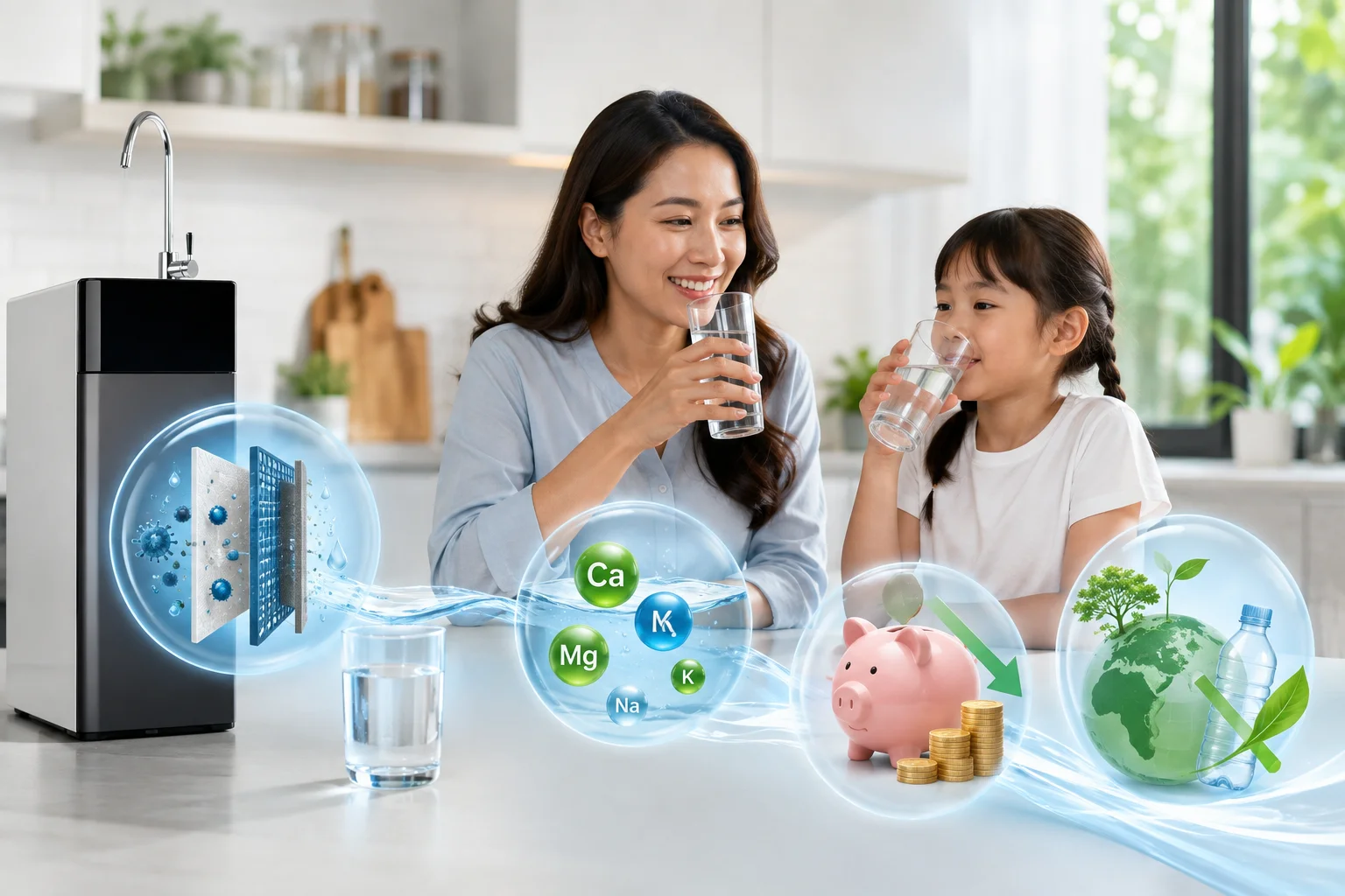 Những lợi ích thiết thực khi sử dụng máy lọc nước