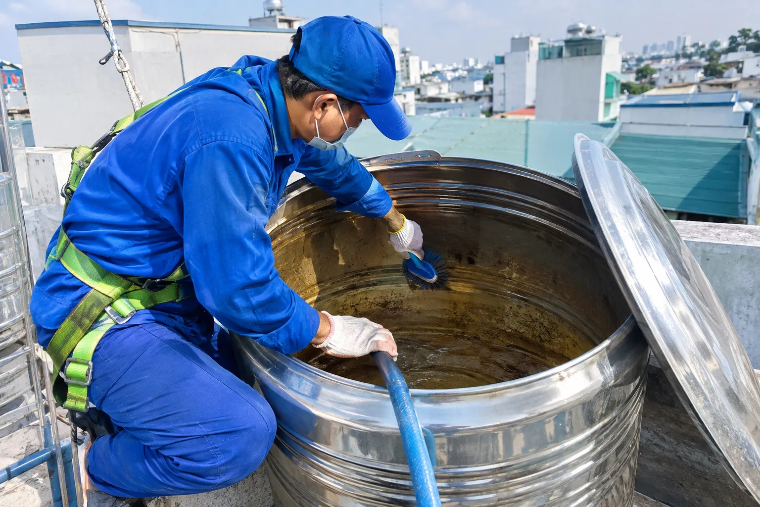Quy trình vệ sinh chuyên nghiệp