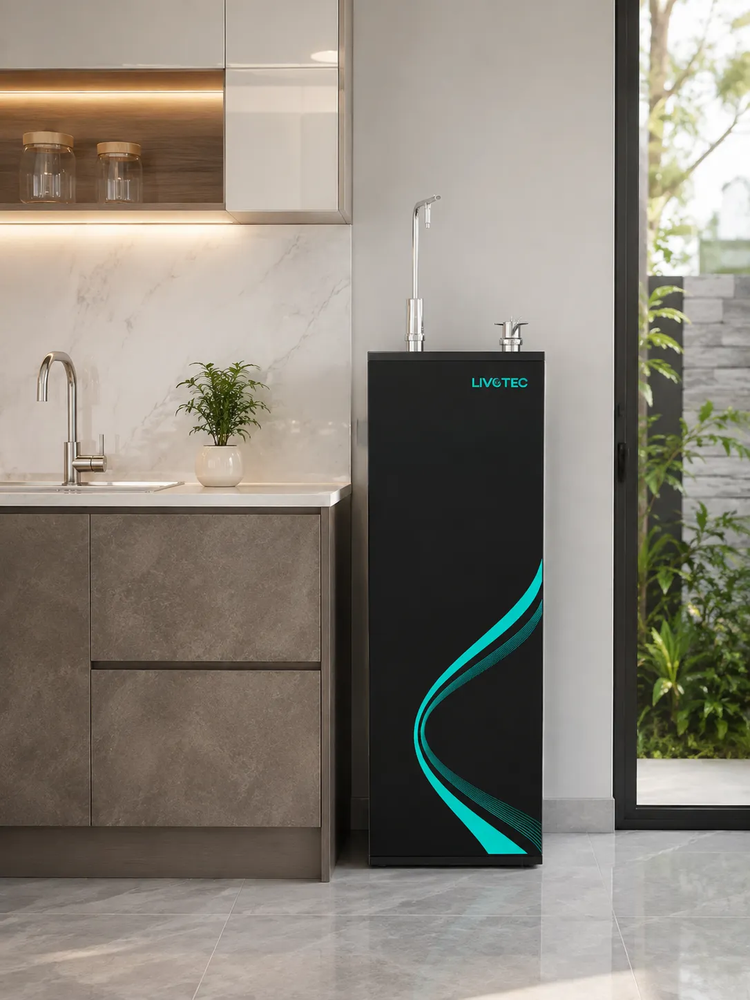 Sử dụng máy lọc nước RO tích hợp lõi kiềm
