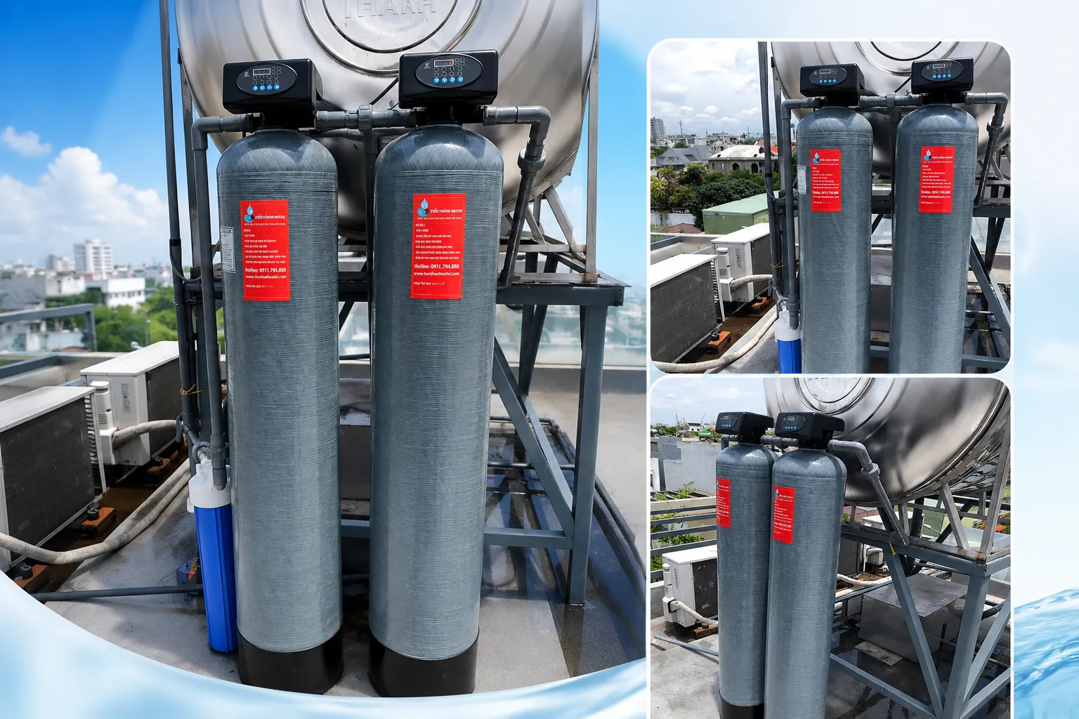 Ứng dụng thực tế cột lọc nước 1252