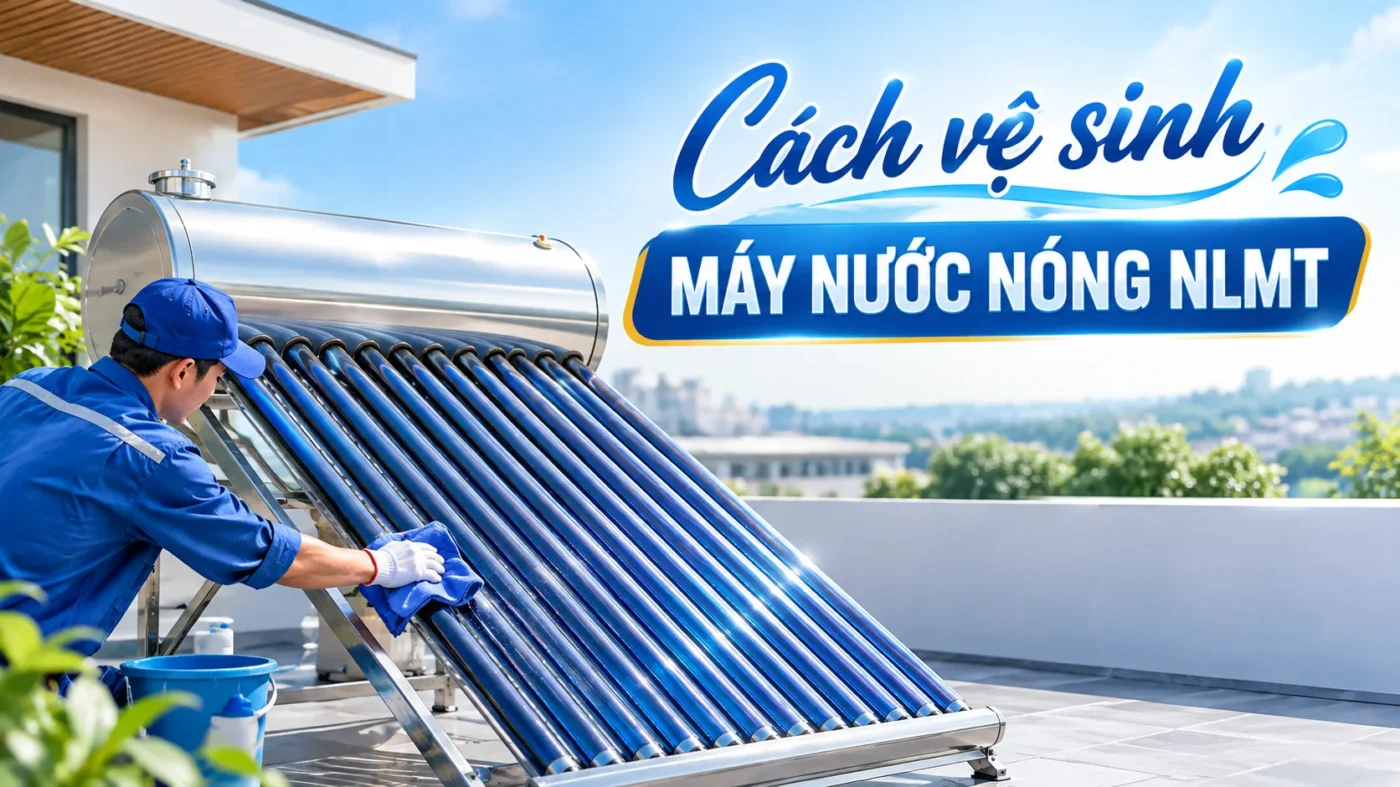 Hướng dẫn cách vệ sinh máy nước nóng năng lượng mặt trời tại nhà