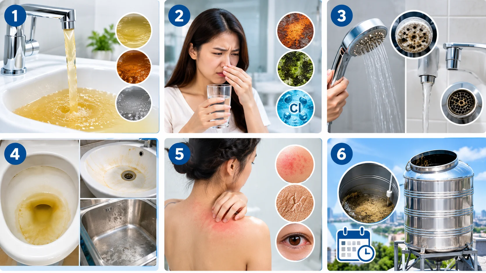 Dấu hiệu cần vệ sinh bồn nước