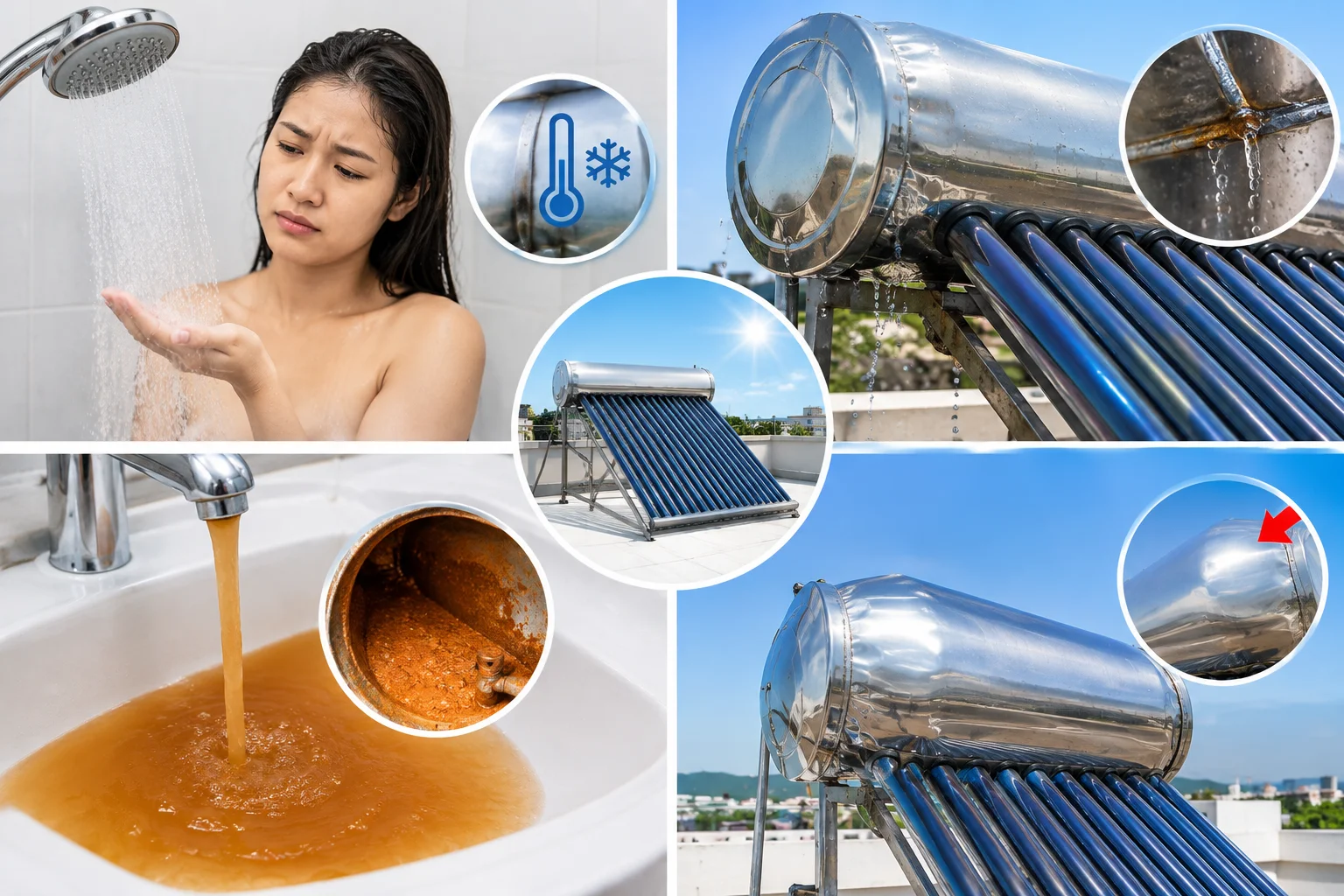 Dấu hiệu cảnh báo cần thay bình bảo ôn