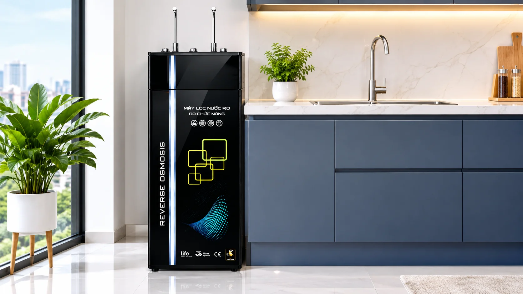 Điểm nổi bật của máy lọc nước Aqua 2 vòi