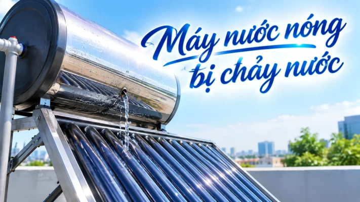 Máy nước nóng năng lượng mặt trời bị chảy nước: Nguyên nhân và cách khắc phục