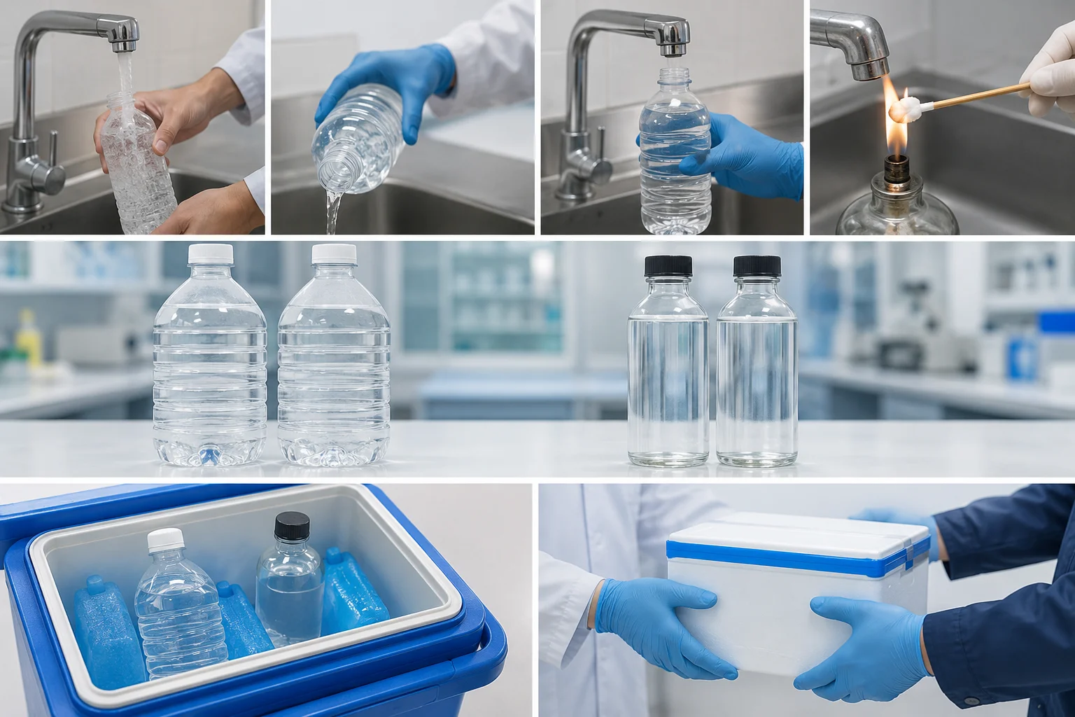 Quy trình lẫy mẫu xét nghiệm tại phòng Lab