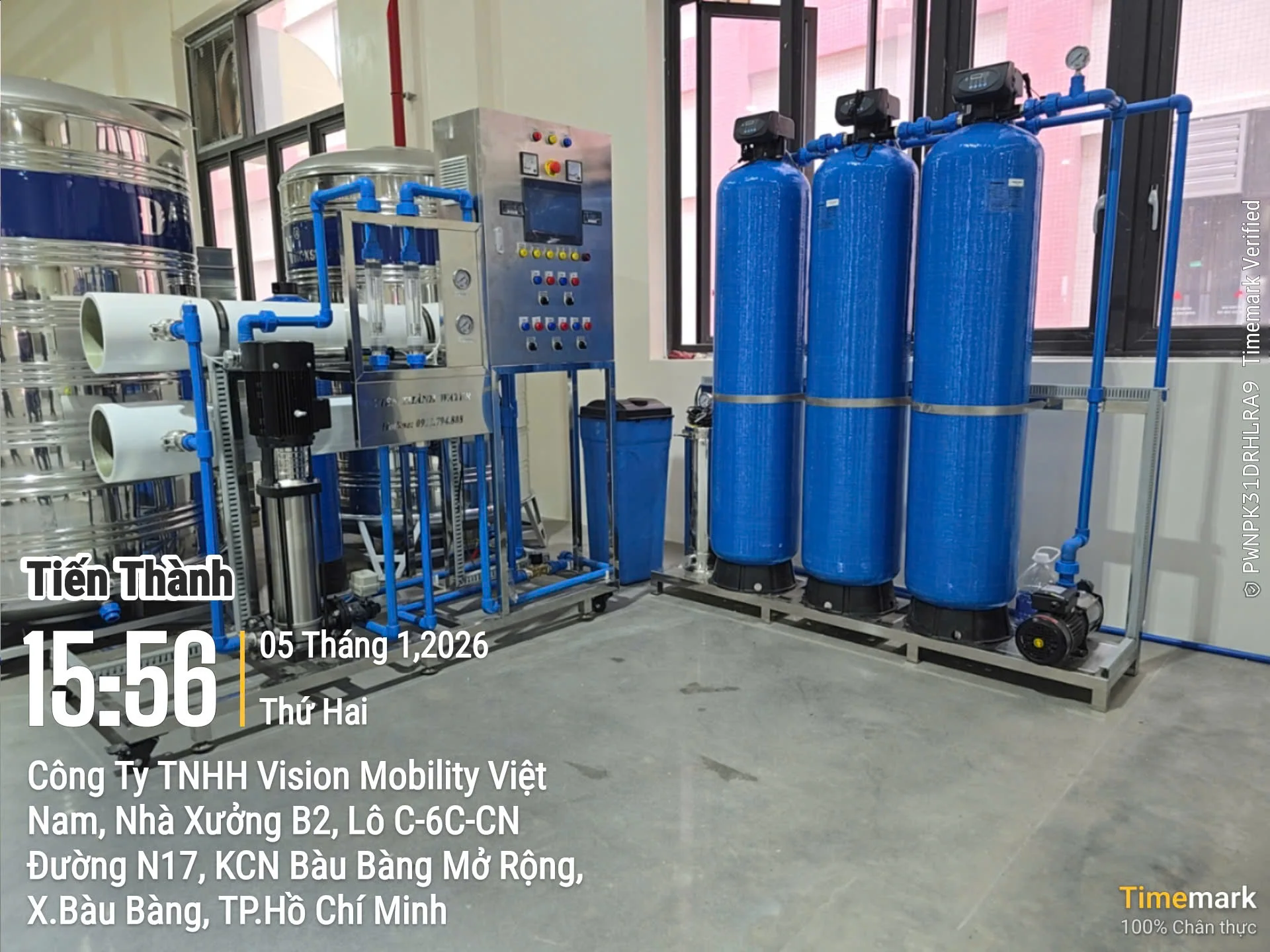 Sử dụng hệ thống lọc nước công nghiệp