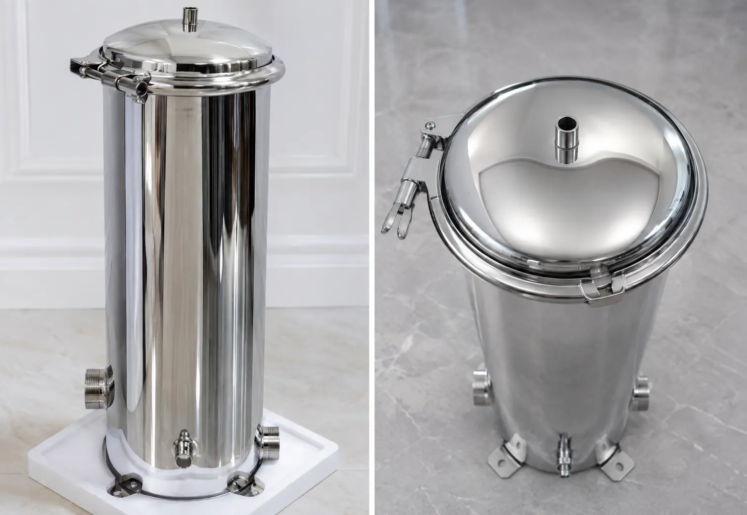 Tổng quan phin lọc Inox 5 lõi 20 Inch