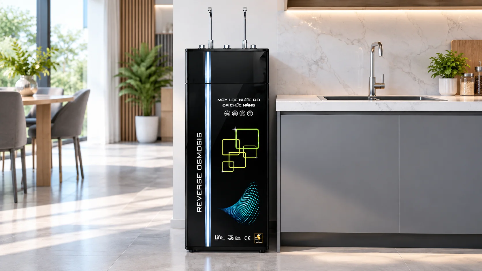 Ưu điểm vượt trội của máy AQUA 2 vòi nóng lạnh
