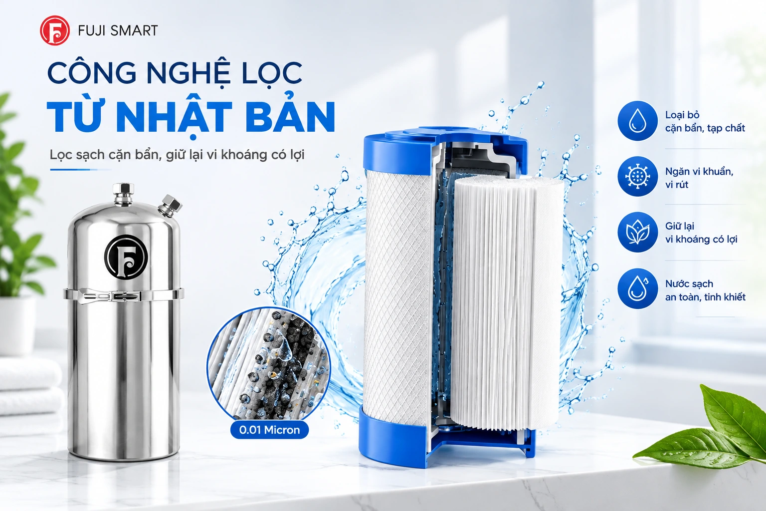 Công nghệ lọc từ Nhật Bản