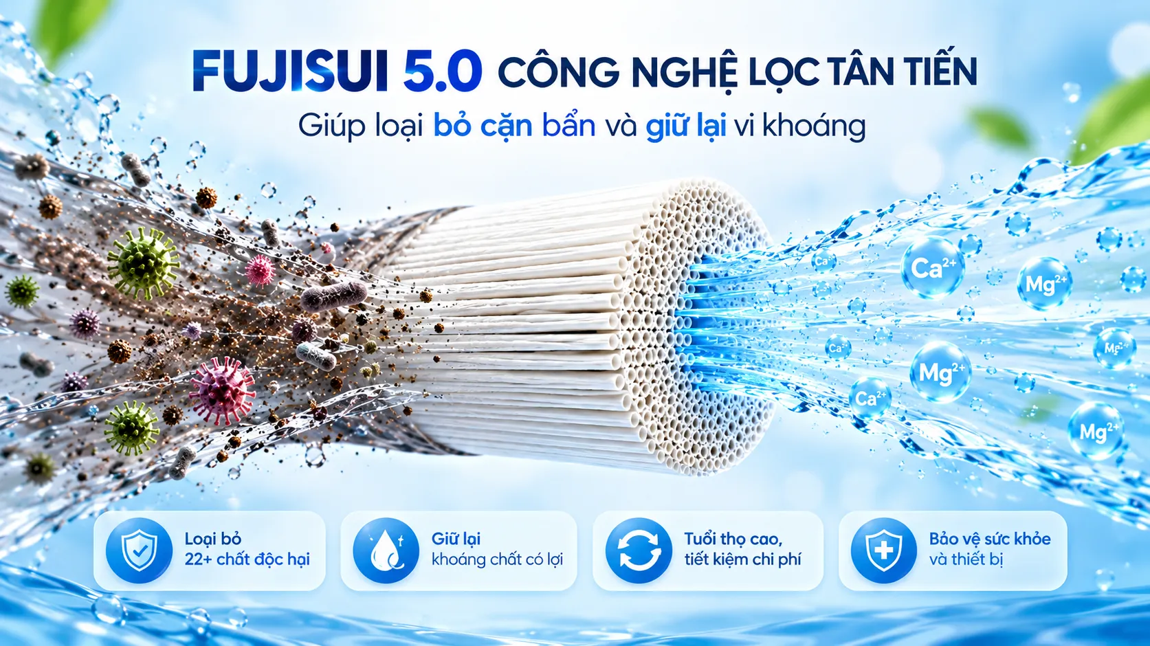 Công nghệ sợi màng rỗng Fujisui
