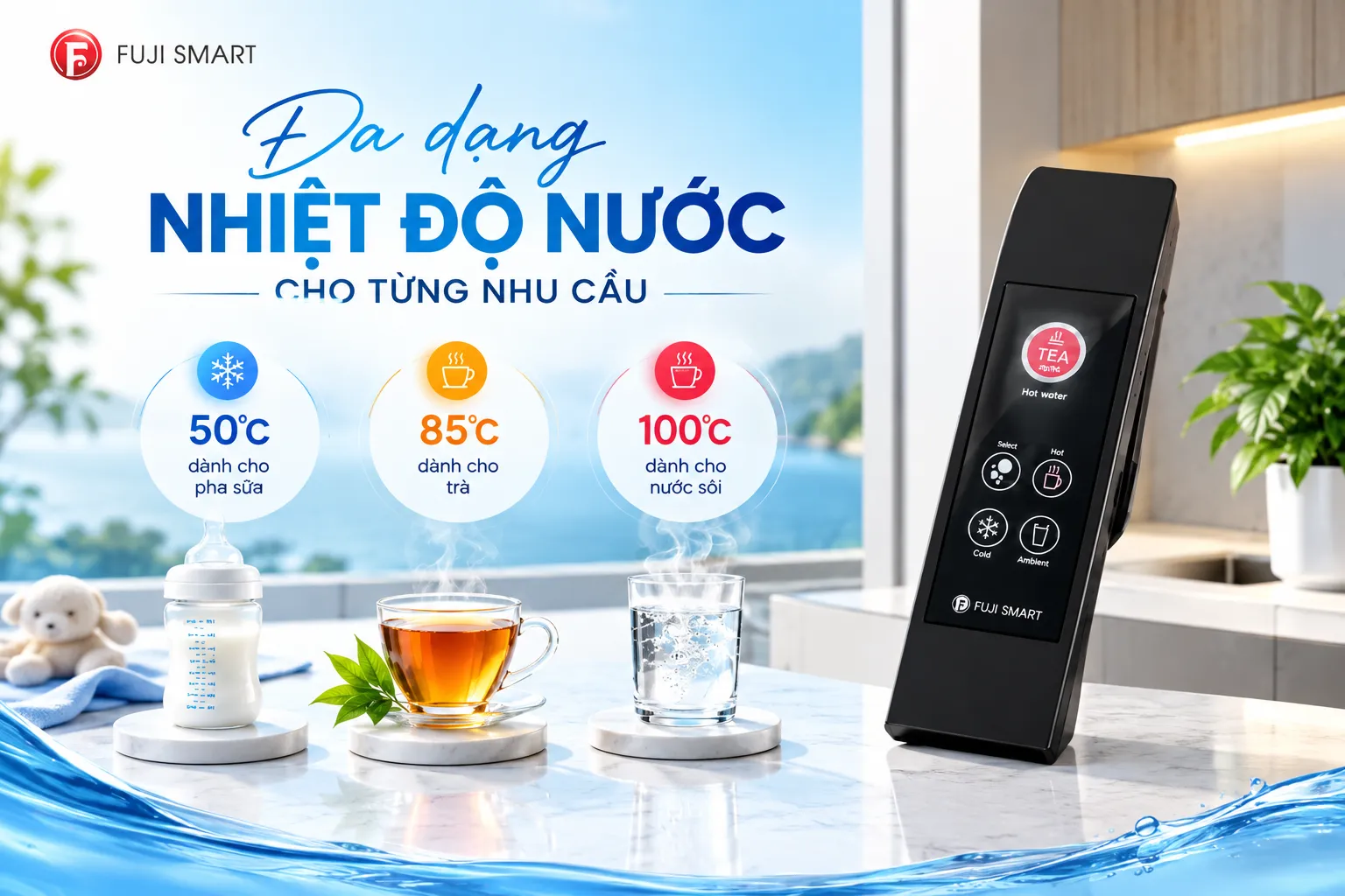Cung cấp nước nóng thông minh