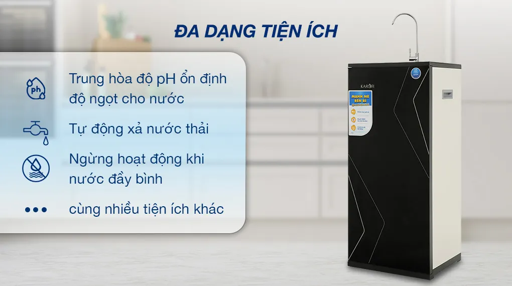 Đa dạng các tiện ích