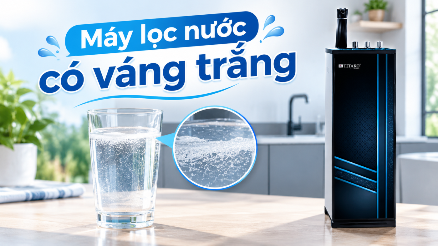 Máy lọc nước có váng trắng: Nguyên nhân và cách xử lý triệt để