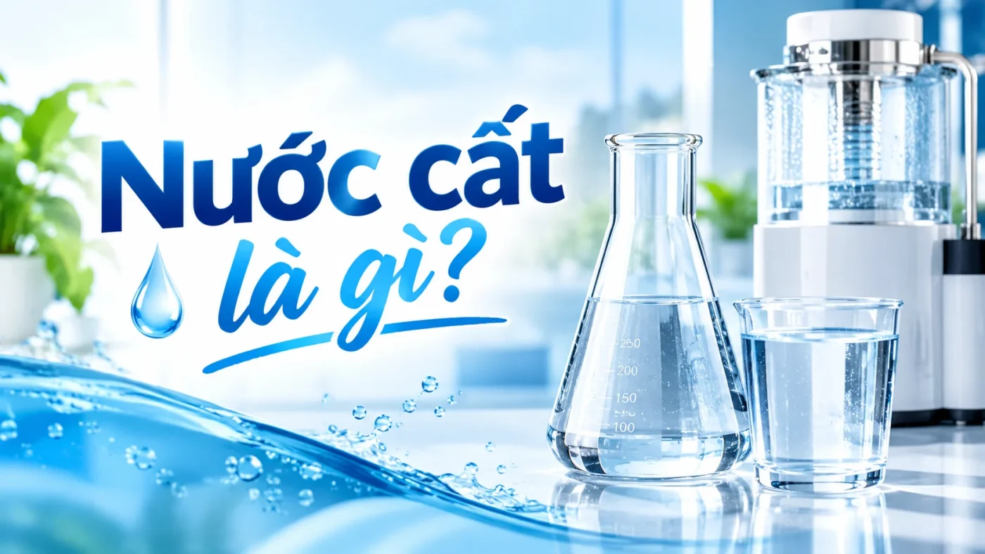 Nước cất là gì? Đặc tính, ứng dụng và có nên uống không?