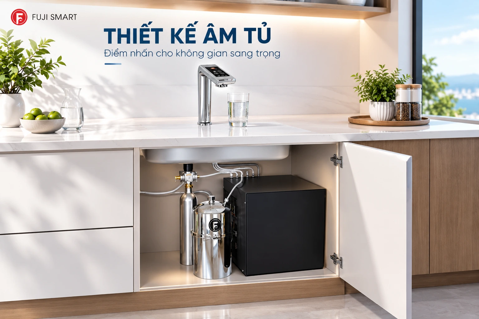 Thiết kế âm tủ, sang trọng