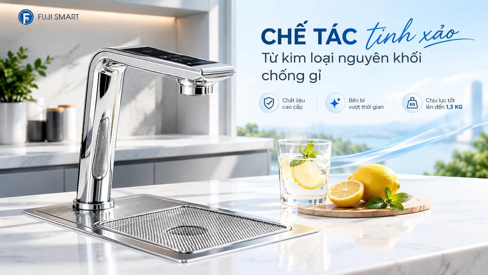 Vòi được chế tác tinh xảo