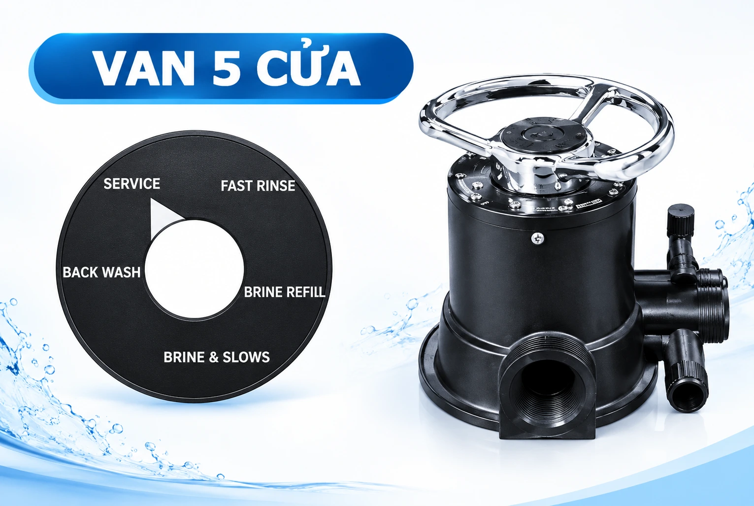 Ý nghĩa các chế độ trên van cơ 5 cửa